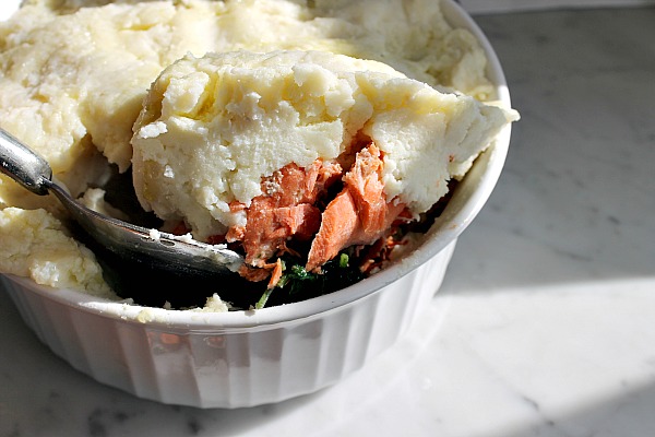 Salmon, Kale, and Potato Fish Pie