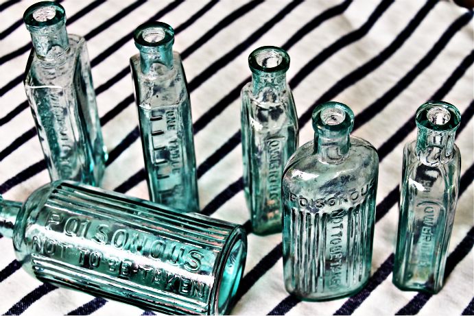 antique medicine bottles