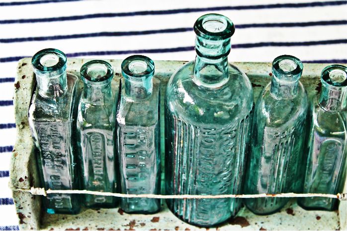 vintage poison bottles