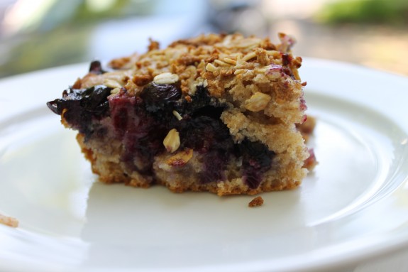 Cottage Blueberry Crumb Cake & Broken Hearts