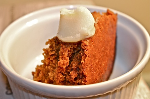 Italian Gingerbread Cake with Brandy Butter & Masterpiece Theatre