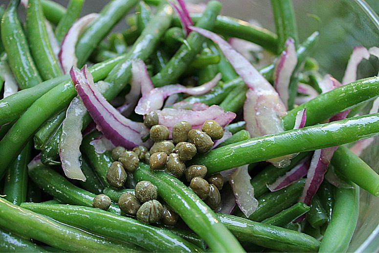 Green Bean Salad with Capers and Red Onion & What I Want for My 40th Birthday